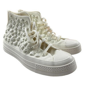 Converse Chuck Taylor All Star Hi 70 3D Charm Sneaker Egret Size 8 US